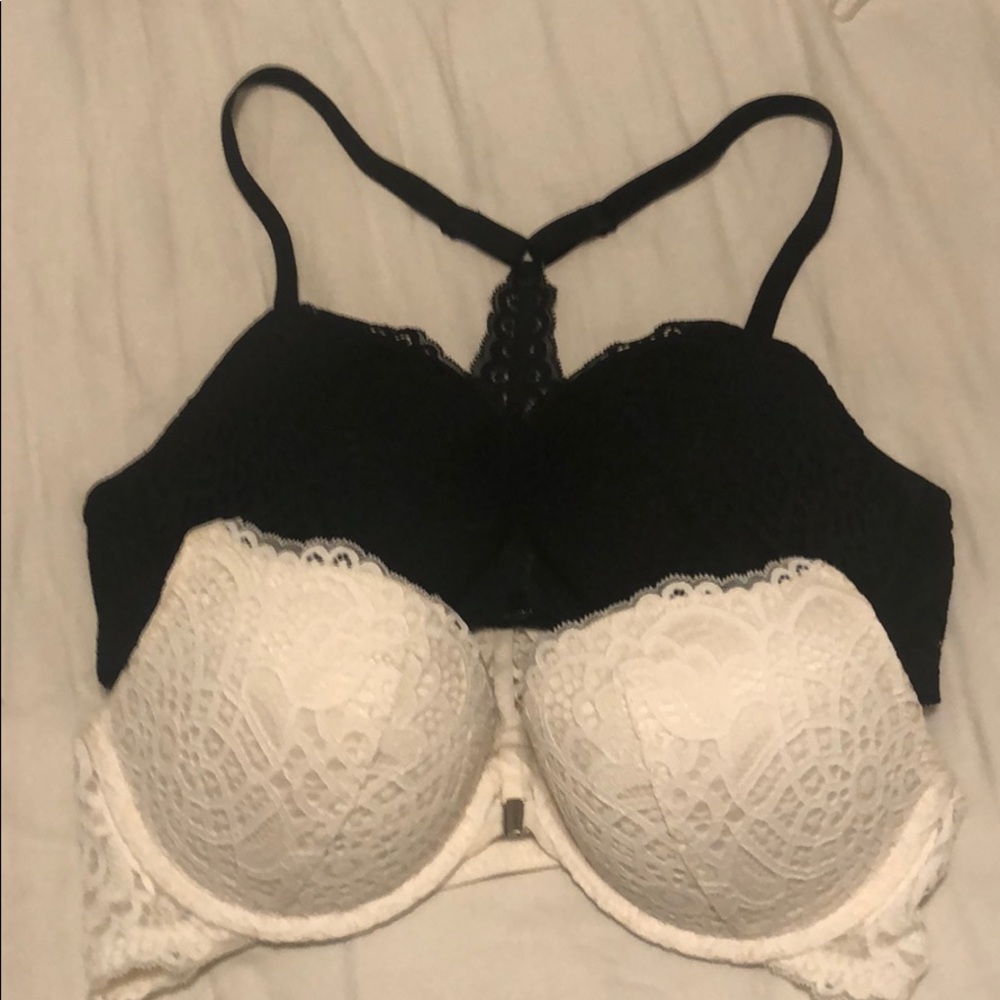 front clasp push up padded bra (2 sold together)